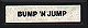 Bump 'n' Jump Label (Intellivision Inc.)