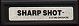 Sharp Shot Label (Intellivision Inc.)