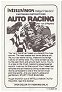 Auto Racing Manual (Intellivision Inc. 1113-0820-G5)