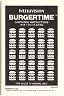 BurgerTime Manual (Intellivision Inc. 4549-0920)