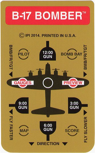 intellivision b 17 bomber