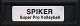 Spiker! Super Pro Volleyball Label (INTV Corporation)