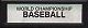 World Championship Baseball Label (INTV Corporation)