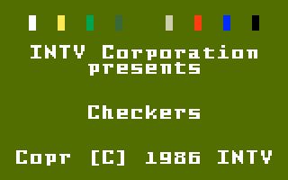 Modified Checkers Title Screen