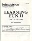 Learning Fun II Manual (INTV Corporation 9002)