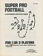 Super Pro Football Manual (INTV Corporation 8400)