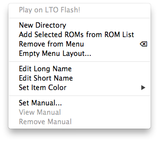 Menu Layout Context Menu