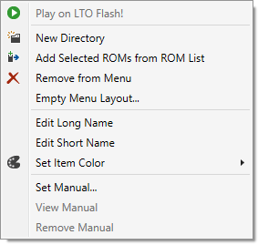 Menu Layout Context Menu