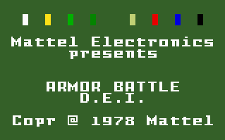 Armor Battle Easter Egg (Fast-Steering ROM)