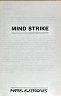 Mind Strike Manual (Mattel Electronics)