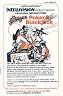 Las Vegas Poker & Blackjack Manual (Mattel Electronics 2611-0920-G2)