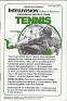 Tennis Manual (Mattel Electronics 1814-0920-G1)