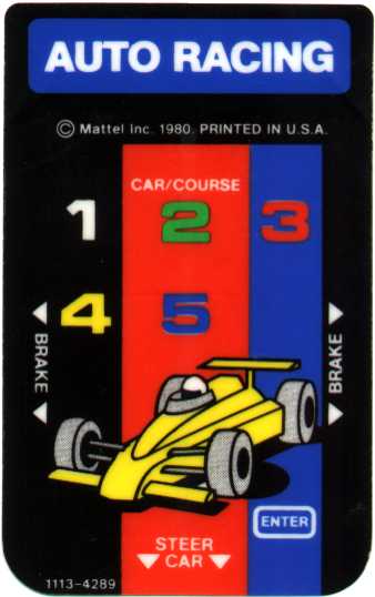 mattel electronics auto race