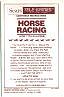 Horse Racing Manual (Sears 3871-0920)