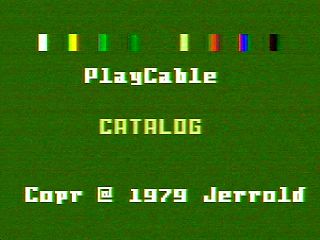 PlayCable 'CATAOG' Screen (capture)