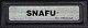 Snafu Label (Intellivision Inc.)