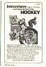 NHL Hockey Manual (Intellivision Inc. 1114-0920)