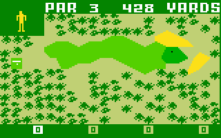 PGA Golf - Screen Shot (ROM variant)