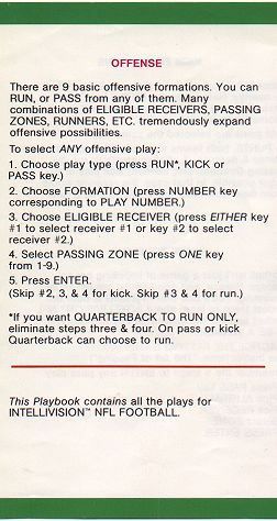 NFL Football Playbook - Offense (rev. B)