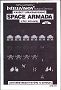 Space Armada Manual (Mattel Electronics 3759-0151)