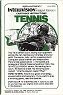 Tennis Manual (Mattel Electronics 1814-0920)